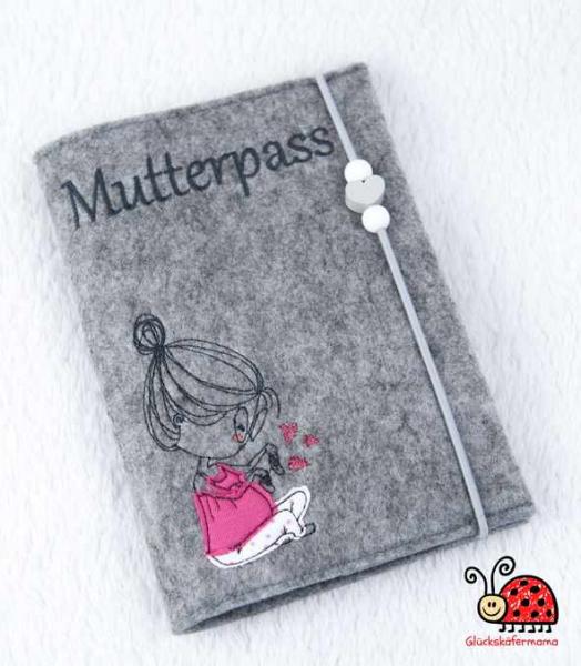 Mutterpass "Werdende Mama mit Schühchen"